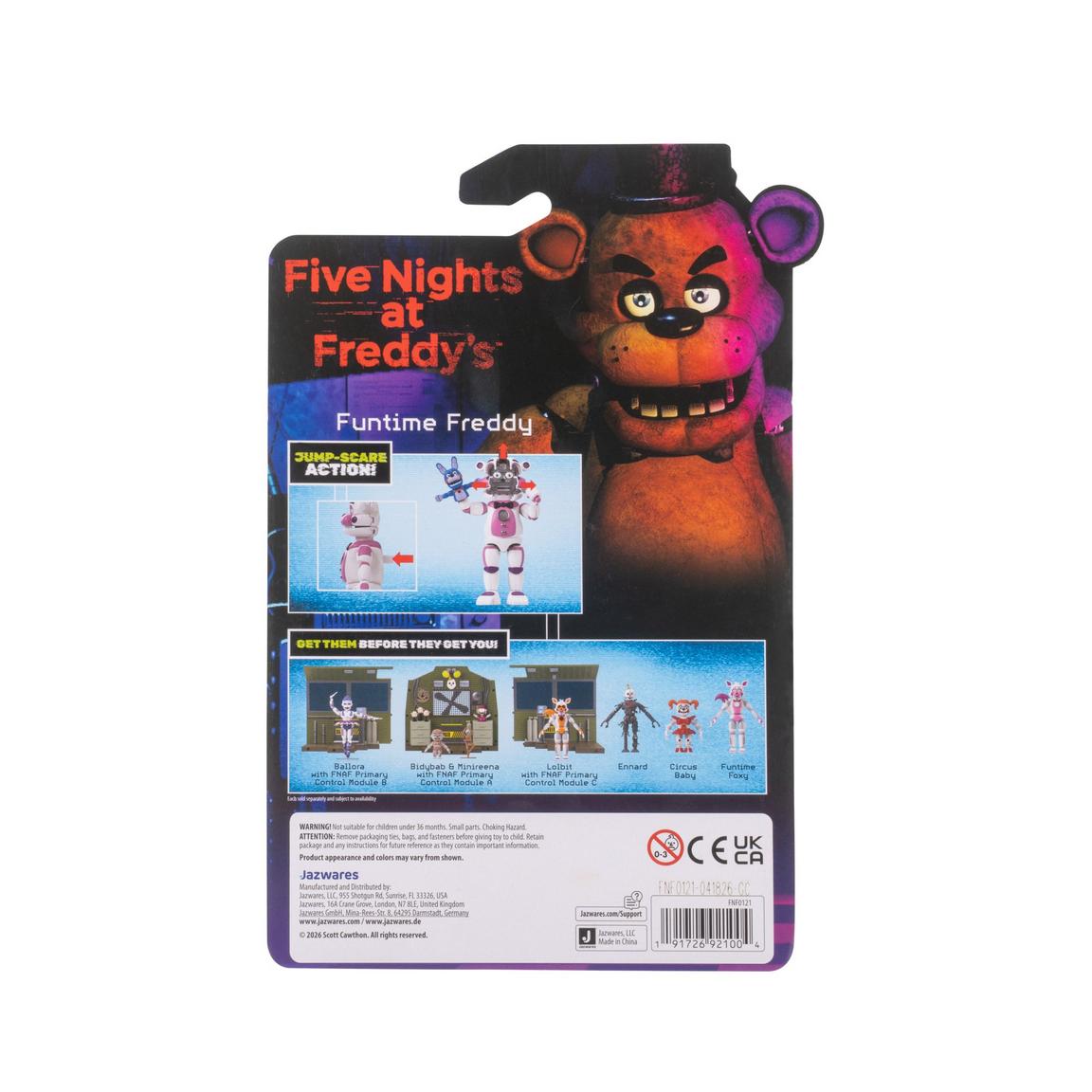 Five Nights at Freddy's FNAF Funtime Freddy 5" Action Figure