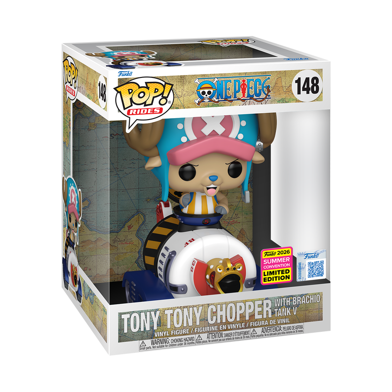 Funko Pop! SDCC One Piece Pop! Rides Deluxe Tony Tony Chopper with Brachio Tank V #148