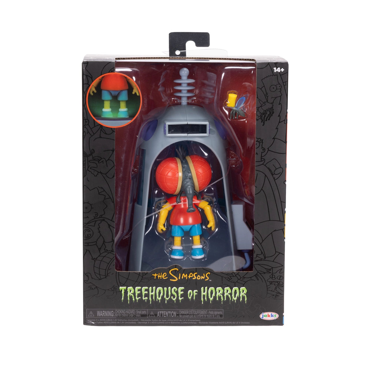 JAKKS The Simpsons Treehouse of Horror Premium Fly Boy Bart Figure
