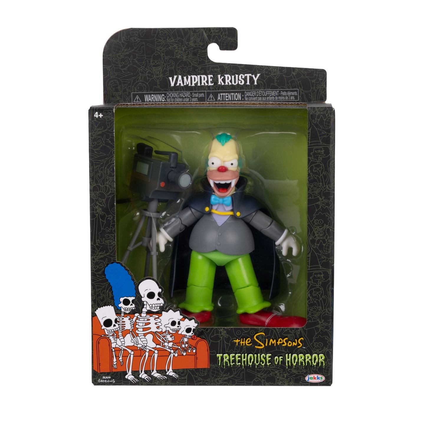 JAKKS The Simpsons Treehouse of Horror Vampire Krusty 5" Figure