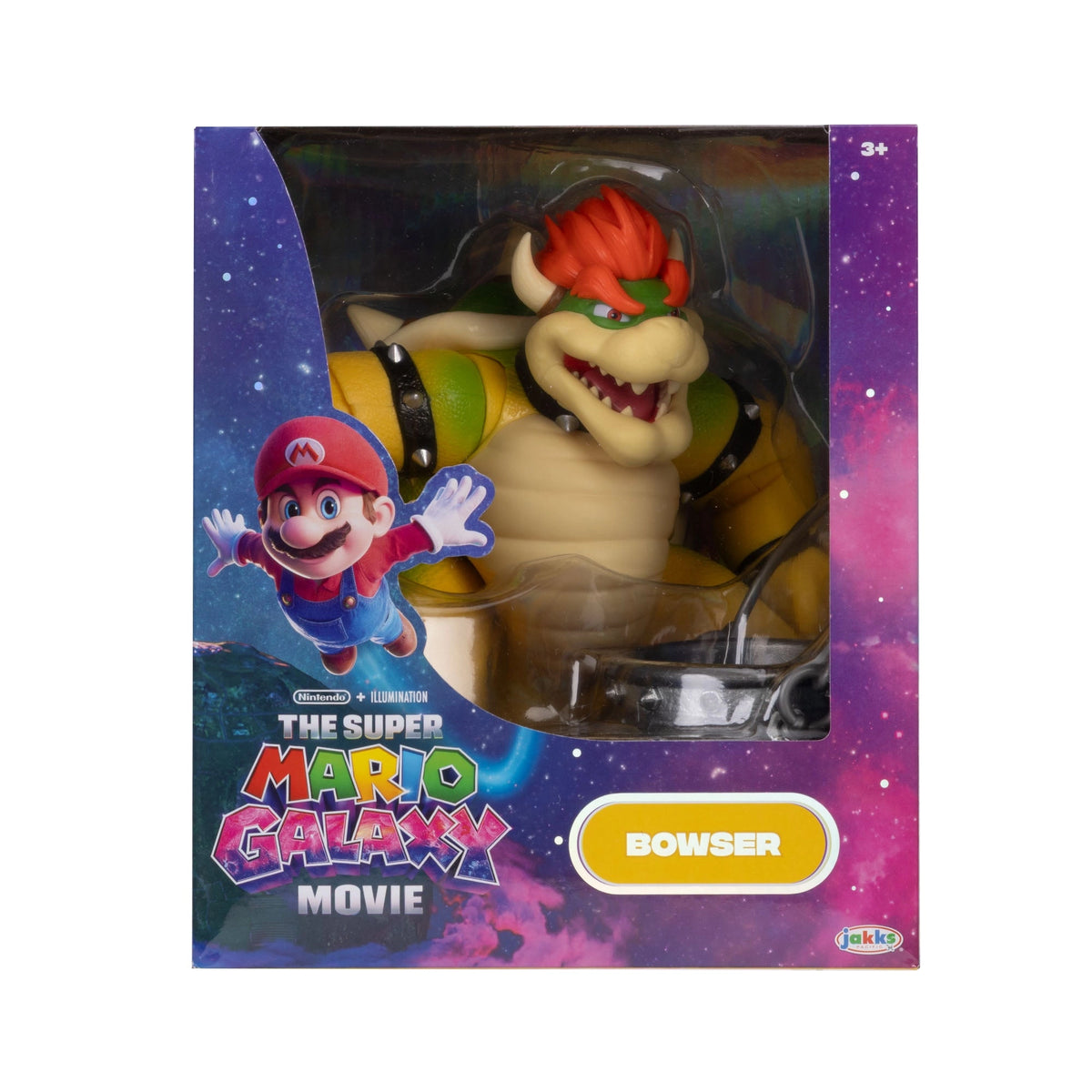 JAKKS Super Mario Galaxy Movie Bowser 6" Figure with Cauldron