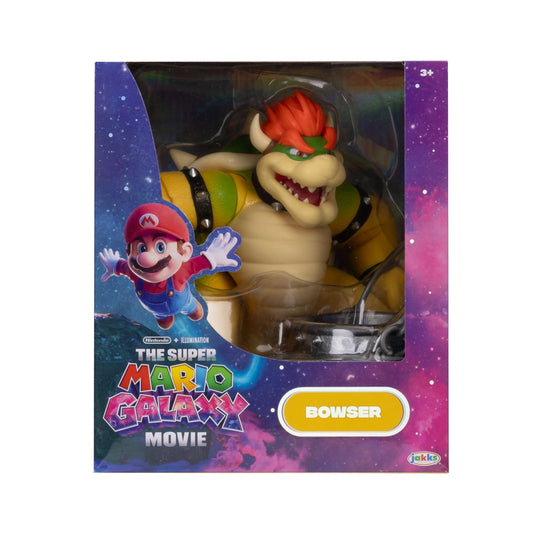 JAKKS Super Mario Galaxy Movie Bowser 6" Figure with Cauldron