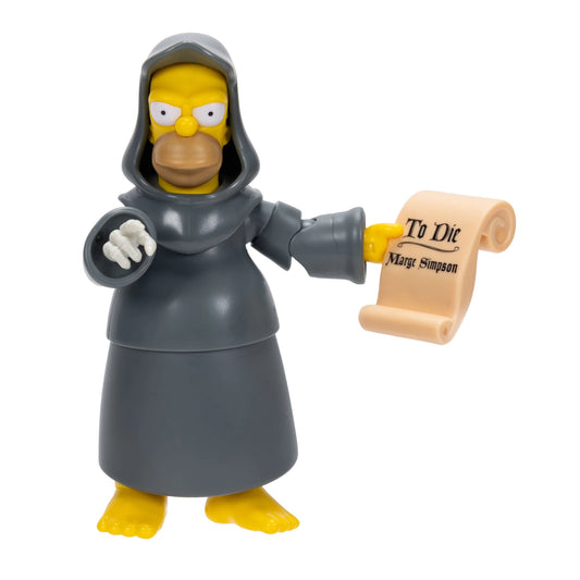 JAKKS The Simpsons Treehouse of Horror Grim Reaper Homer 5" Figure