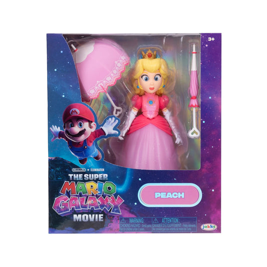 JAKKS Super Mario Galaxy Movie Princess Peach 5” Figure