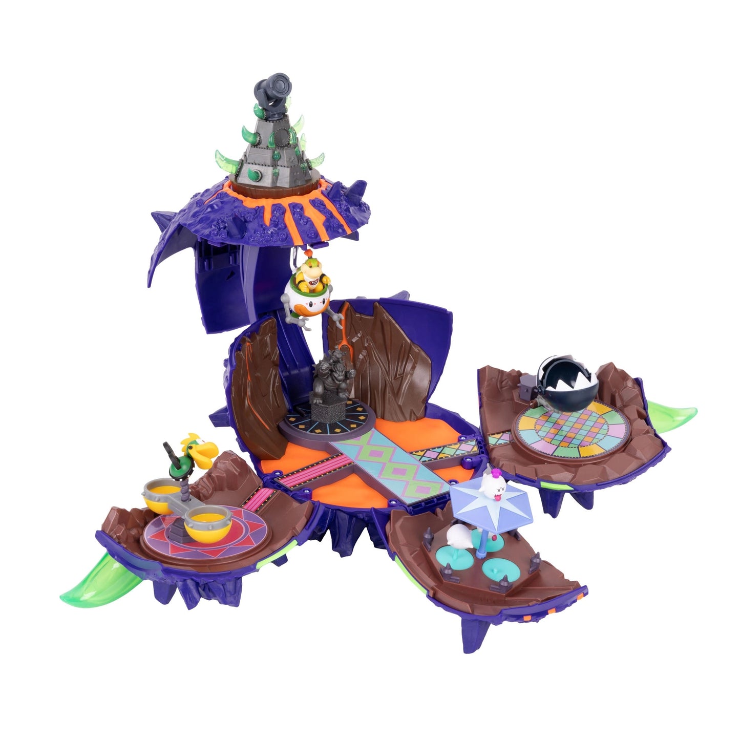 JAKKS Super Mario Galaxy Movie Deluxe Wonder Bowser Jr. Planet Playset