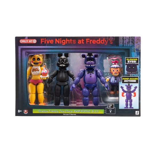 Five Nights at Freddy's FNAF 4 Pack Toy Chica Shadow Freddy RWQFSFASXC & JJ