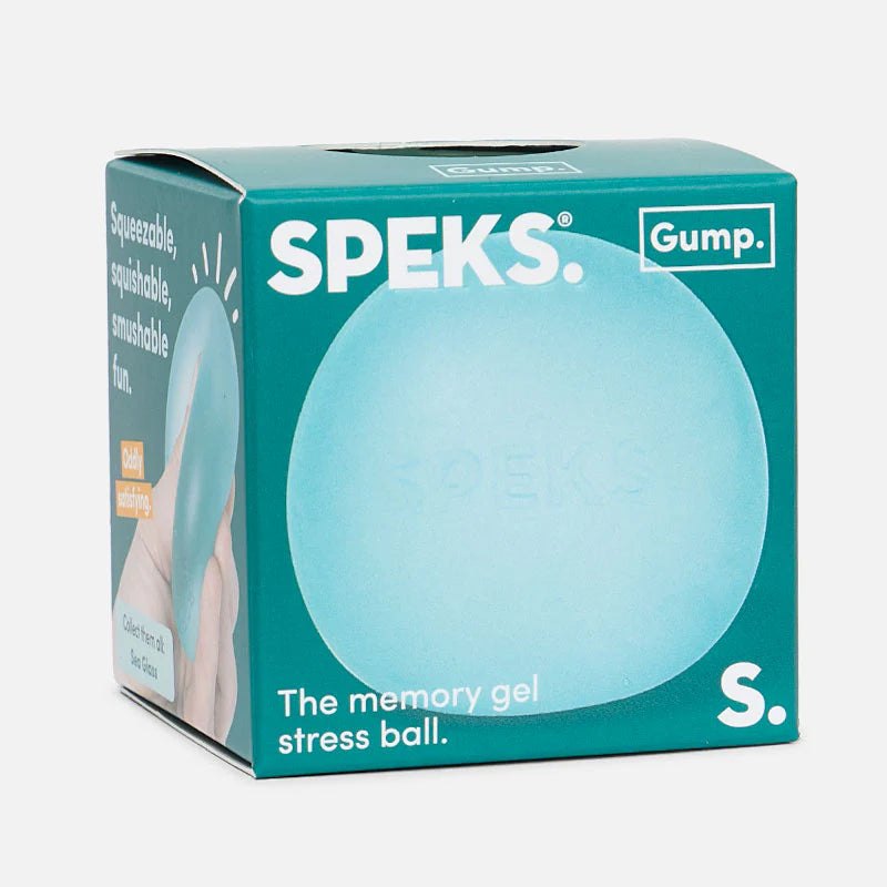 Speks Gump Memory Gel Stress Ball - Sea Glass