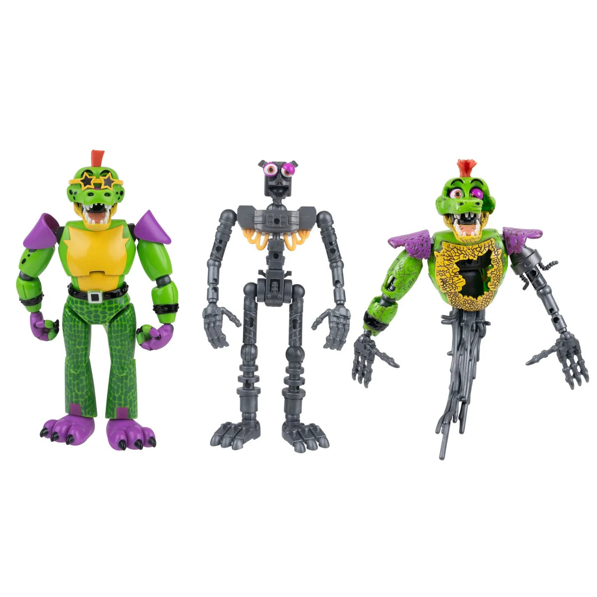 Five Nights at Freddy's FNAF ENDO Montgomery Gator & Shattered Montgomery Gator