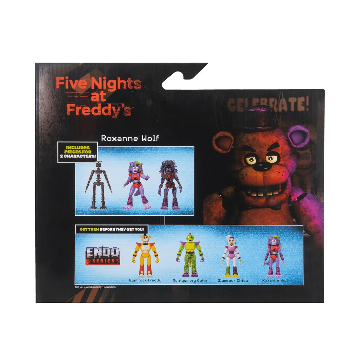 Five Nights at Freddy's FNAF ENDO Roxanne Wolf & Shattered Roxanne Wolf