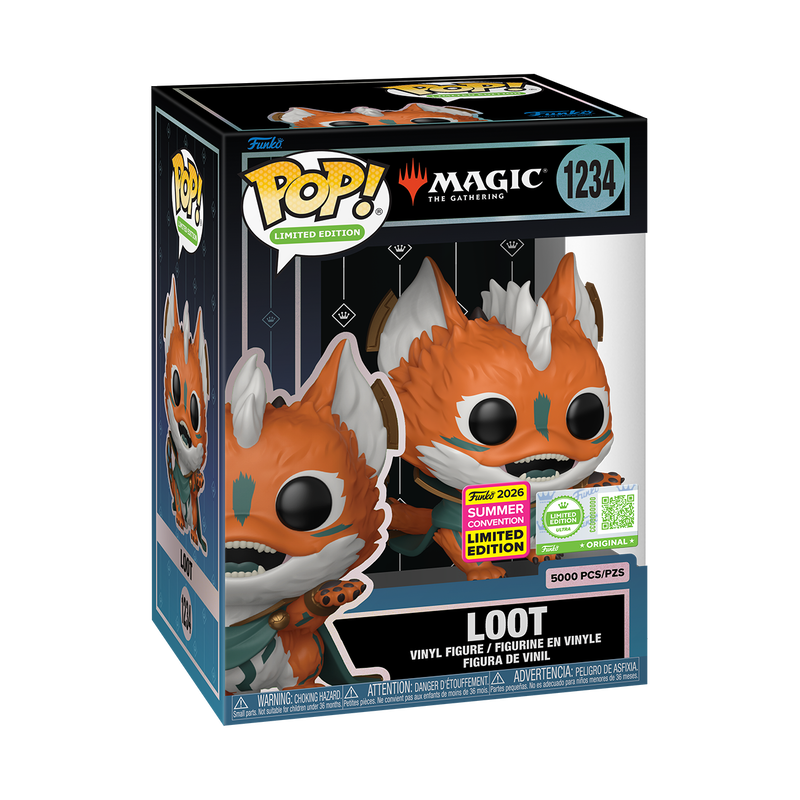 Funko Pop! SDCC Magic: The Gathering Loot #1234 with Pop! Protector