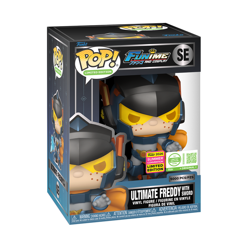Funko Pop! SDCC Ultimate Freddy with Sword #SE with Pop! Protector