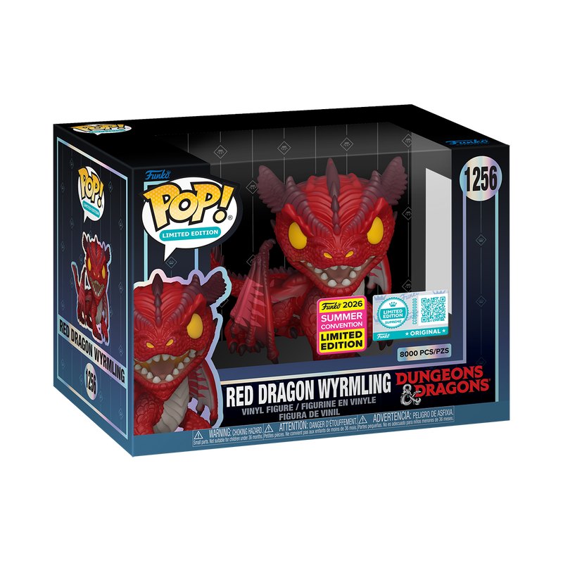 Funko Pop! SDCC Dungeons & Dragons Red Dragon Wyrmling #1256