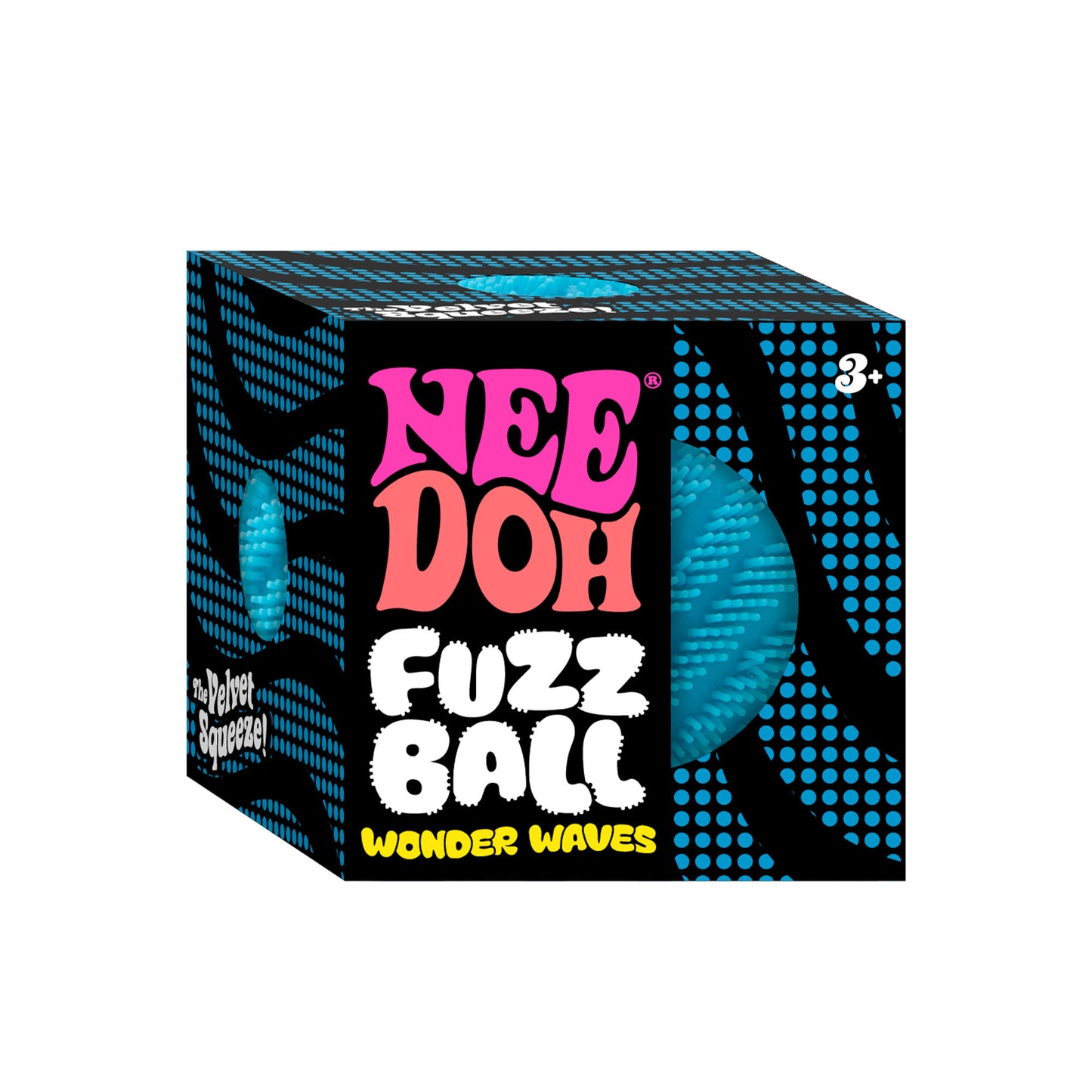 Schylling NeeDoh Fuzz Ball Wonder Waves (Colors May Vary)