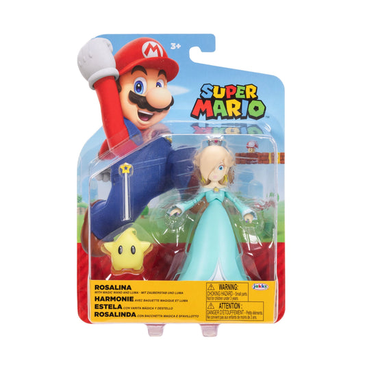Super Mario Rosalina 4" Figure with Luma Magic Wand Wave 52