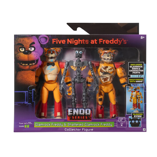 Five Nights at Freddy's FNAF ENDO Glamrock Freddy Parts & Shattered Glamrock Freddy