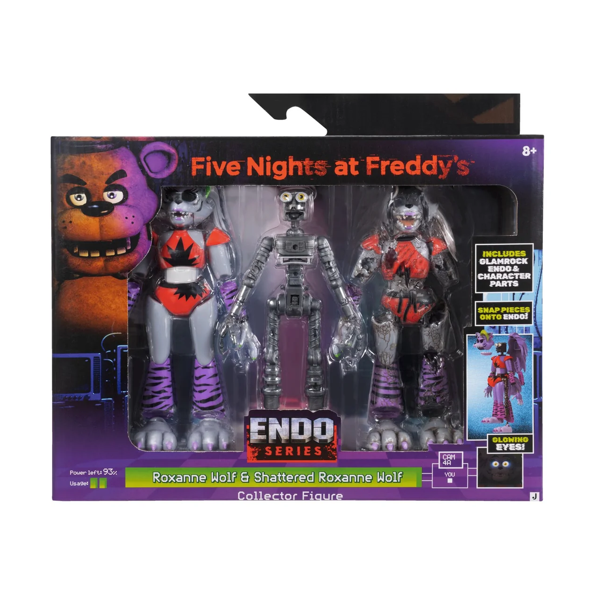 Five Nights at Freddy's FNAF ENDO Roxanne Wolf & Shattered Roxanne Wolf