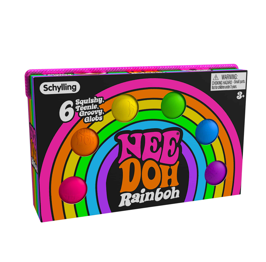 Schylling NeeDoh Rainboh 6 Pack